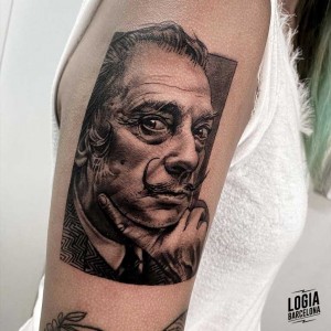 tatuaje_brazo_dali_logiabarcelona_javier_arcia